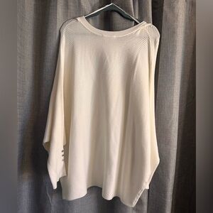 Philosophy white ribbed sweater